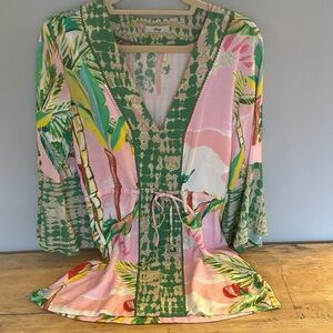 Maaji Multicolor Tropical Swim Coverup